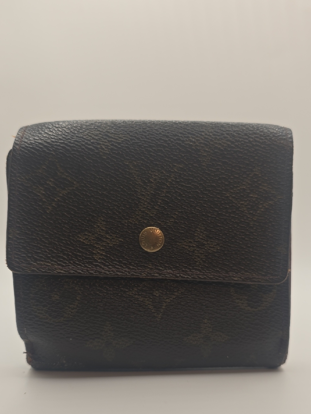 LV Monogram Canvas Compact Wallet